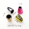 Plastic electroplated wall clock, UV-plated colored rope buckle, anti-slip button, hoodie, down jacket, cap rope tail button Specification image